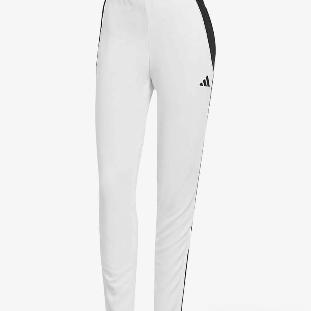 🆕 adidas White and Black Track Pants